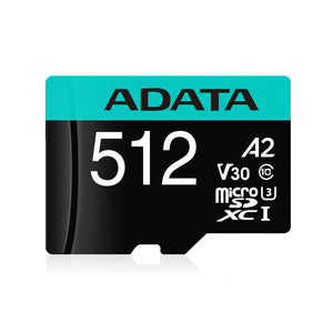 ADATA Premier Pro Memoria Flash 512 GB MicroSDXC 100 MB/s 80 MB/s