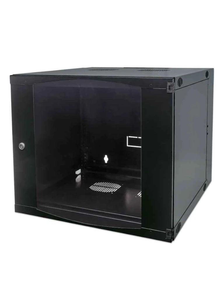 713863 - GABINETE MURAL ABATIBLE 19IN 12 FLATPACK 600MM PROFUNDO NEGRO