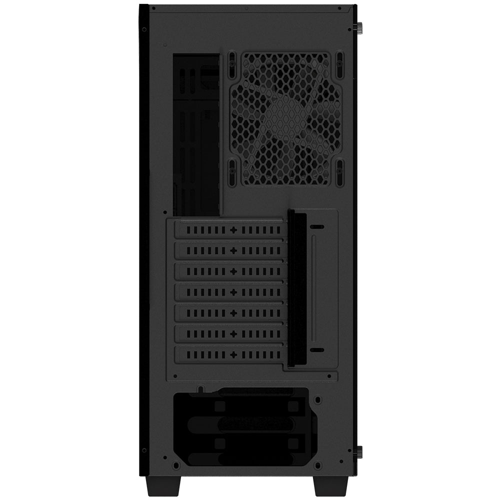GIGABYTE C200 carcasas ordenador Vidrio, Plástico, Acero Midi Tower PC Negro