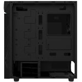 GIGABYTE C200 carcasas ordenador Vidrio, Plástico, Acero Midi Tower PC Negro