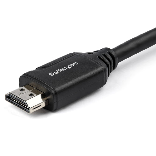 StarTech.com Cable de 15cm de Extensión Alargador HDMI 2.0 de Alta Velocidad con Ethernet - Extensor de Puertos - Cable 