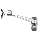 StarTech.com Brazo de Montaje en Pared para Soporte de Monitores VESA hasta 30" - con Brazo Articulado de 26cm - Premium Monitor Plata