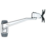 StarTech.com Brazo de Montaje en Pared para Soporte de Monitores VESA hasta 30" - con Brazo Articulado de 26cm - Premium Monitor Plata