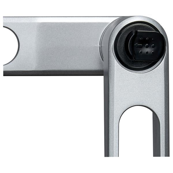 StarTech.com Brazo de Montaje en Pared para Soporte de Monitores VESA hasta 30" - con Brazo Articulado de 26cm - Premium Monitor Plata