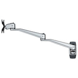 StarTech.com Brazo de Montaje en Pared para Soporte de Monitores VESA hasta 30" - con Brazo Articulado de 52cm - Premium Monitor Plata