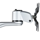StarTech.com Brazo Articulado Prémium para Dos Monitores de hasta 27" (8Kg) - Soporte VESA de Altura Ajustable - Montaje Mordaza/Ojal en Escritorio - con Rotación, Inclinación y Giro - Plata Monitor Plata