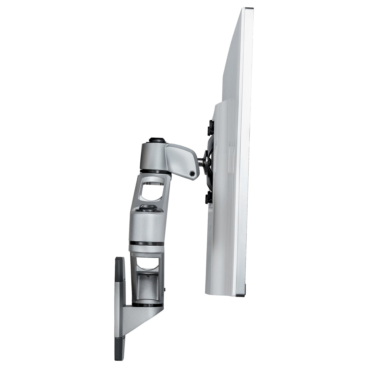 StarTech.com Brazo de Montaje en Pared para Soporte de Monitores VESA hasta 30" - con Brazo Articulado de 52cm - Premium Monitor Plata