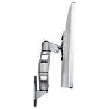 StarTech.com Brazo de Montaje en Pared para Soporte de Monitores VESA hasta 30" - con Brazo Articulado de 52cm - Premium Monitor Plata