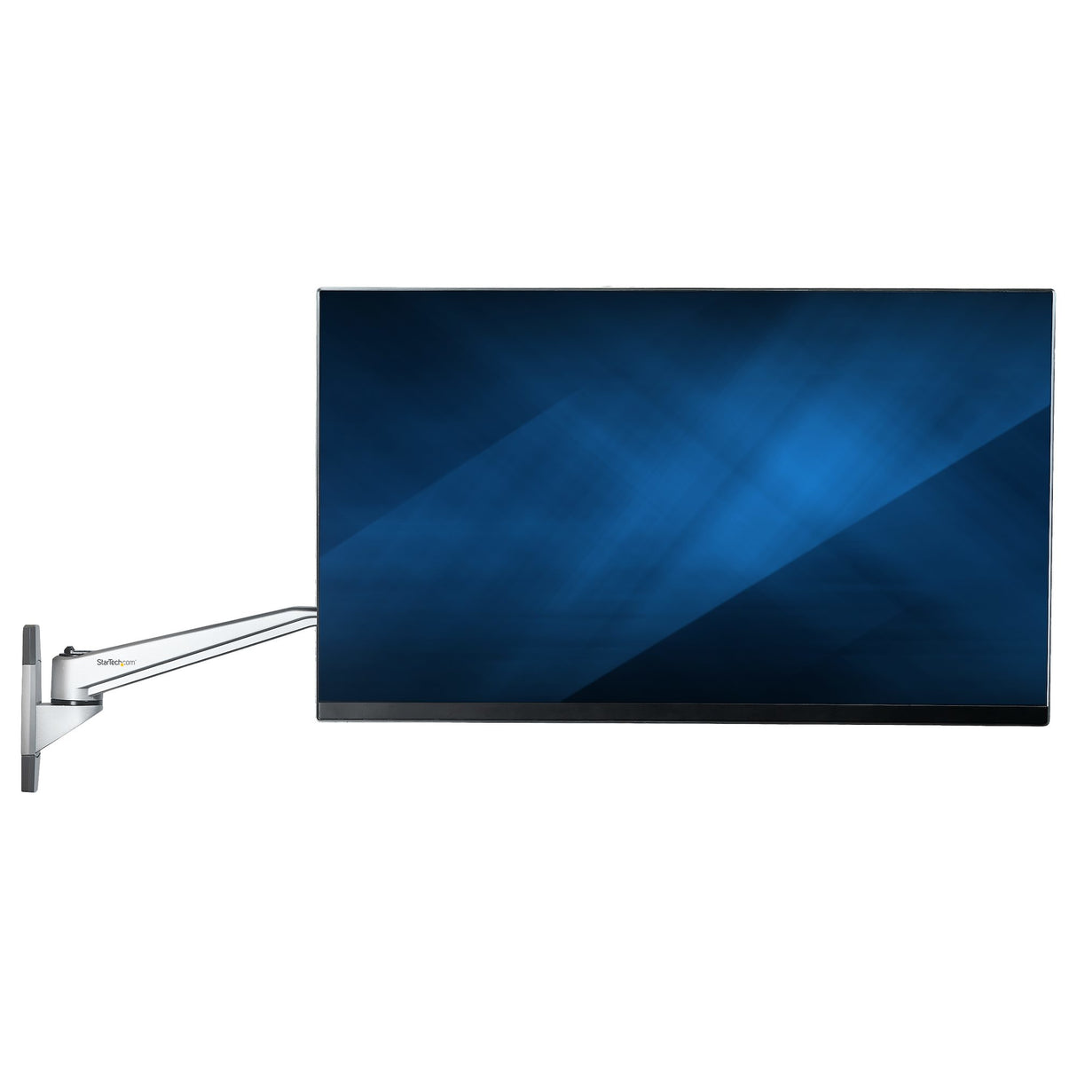StarTech.com Brazo de Montaje en Pared para Soporte de Monitores VESA hasta 30" - con Brazo Articulado de 52cm - Premium Monitor Plata