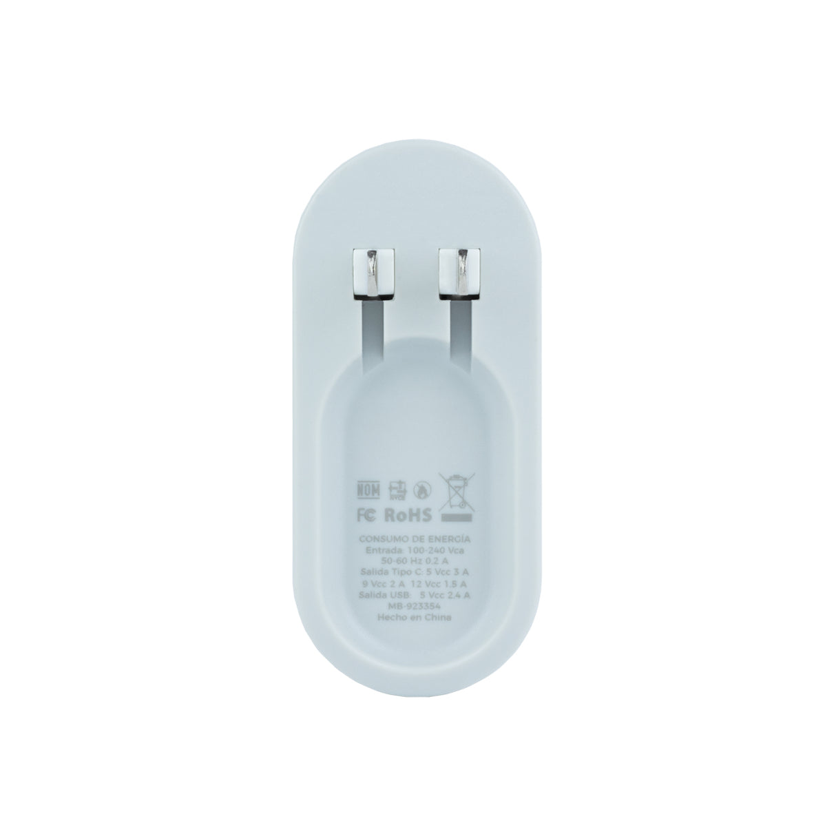 Mobifree MB-923361 cargador de dispositivo móvil Universal Blanco Corriente alterna Interior