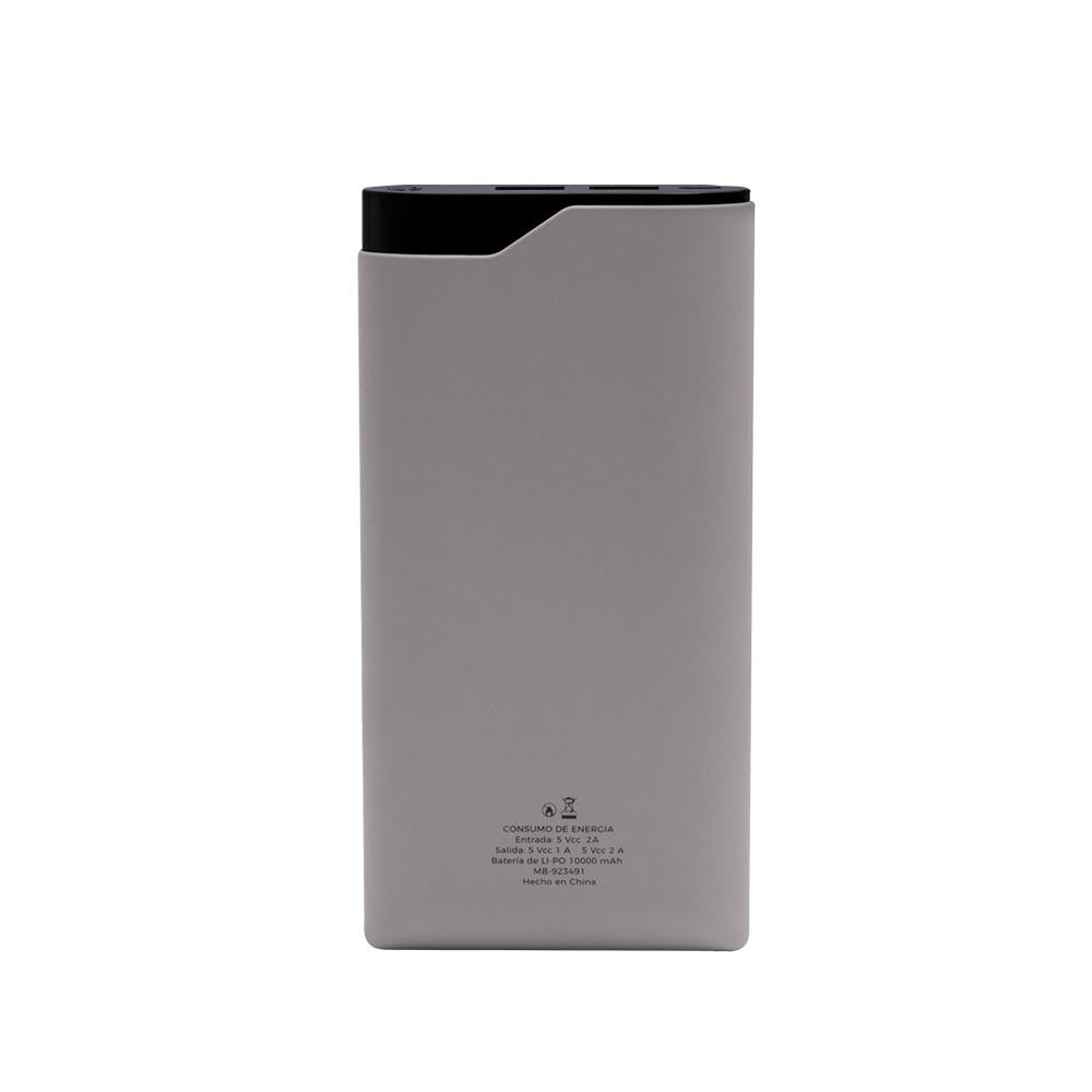 Mobifree MB-923491 batería externa Polímero de litio 10000 mAh Gris | Baterías externas