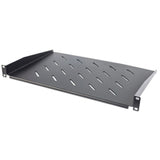 CHAROLA INT P/ RACK DE 1U 30CM DE PROF SOPORTA 25KG VENTILADA