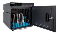 Manhattan Armario de carga USB-C de sobremesa para 10 dispositivos (iPad hasta 11"), también tablets