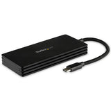 StarTech.com Caja USB 3.1 (10Gbps) USB-C para SSD M.2 SATA - Caja Externa Portátil para Disco USB Tipo C - de Aluminio cajas para discos duros externos 1 M.2 cm (M.2") M.2 Si