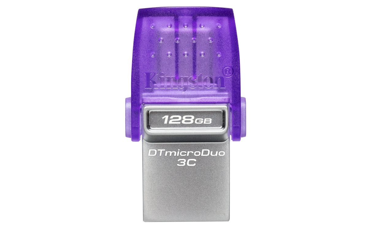Kingston Technology 128GB DataTraveler microDuo 3C 200MB/s dual USB-A + USB-C Memoria Flash 128 GB USB Type-A / USB Type-C 3.2 Gen 1 (3.1 Gen 1) 200 MB/s