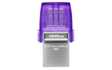Kingston Technology 128GB DataTraveler microDuo 3C 200MB/s dual USB-A + USB-C Memoria Flash 128 GB USB Type-A / USB Type-C 3.2 Gen 1 (3.1 Gen 1) 200 MB/s
