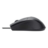 Manhattan Juego de teclado y mouse óptico, cableados Teclado Universal Alámbrico USB Interruptor de membrana