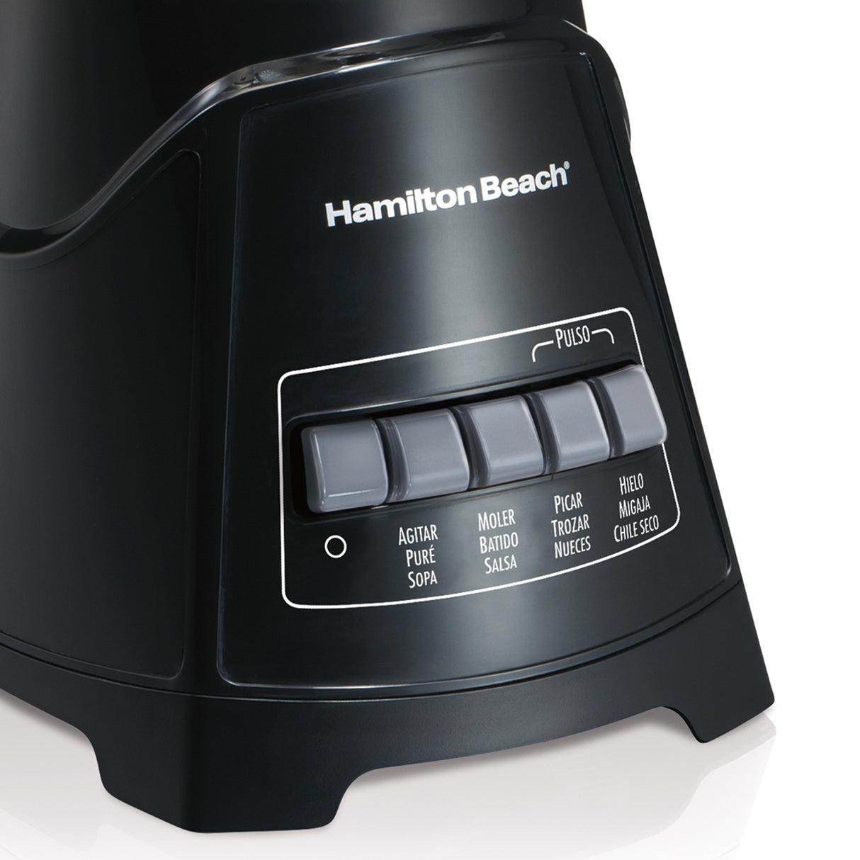 Hamilton Beach 58152-MX licuadora 1.4 L Batidora de mesa 650 W Negro, Función de pulso, Picahielos