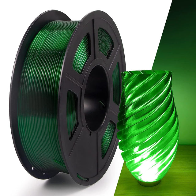 Filamento Onsun 3D Flexible 1.75Mm 1Kg/Rollo Color Verde Transparente FullOffice.com