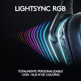Auriculares con Micrófono Logitech G635 Lightsync 7.1 Gaming - 981-000748 FullOffice.com