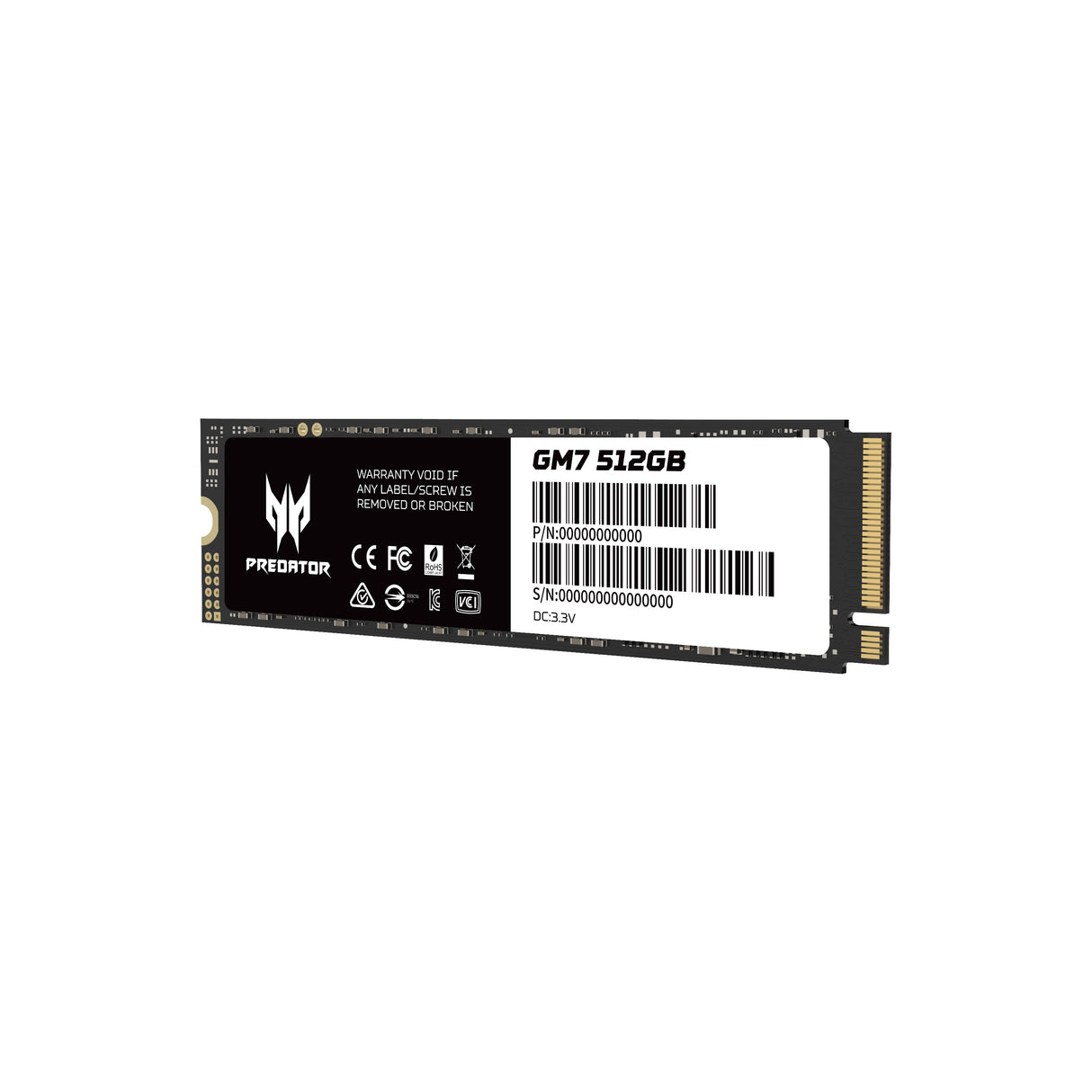Predator Predator GM7-512GB unidades internas de estado sólido 2.0 512 GB M.2 PCI Express 4.0