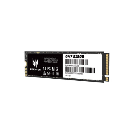 Predator Predator GM7-512GB unidades internas de estado sólido 2.0 512 GB M.2 PCI Express 4.0