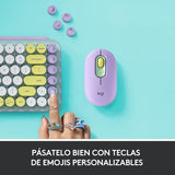 Teclado Pop Mecánico Logitech Teclas Emoji Personalizables, Fresh Vibes - 920-010714