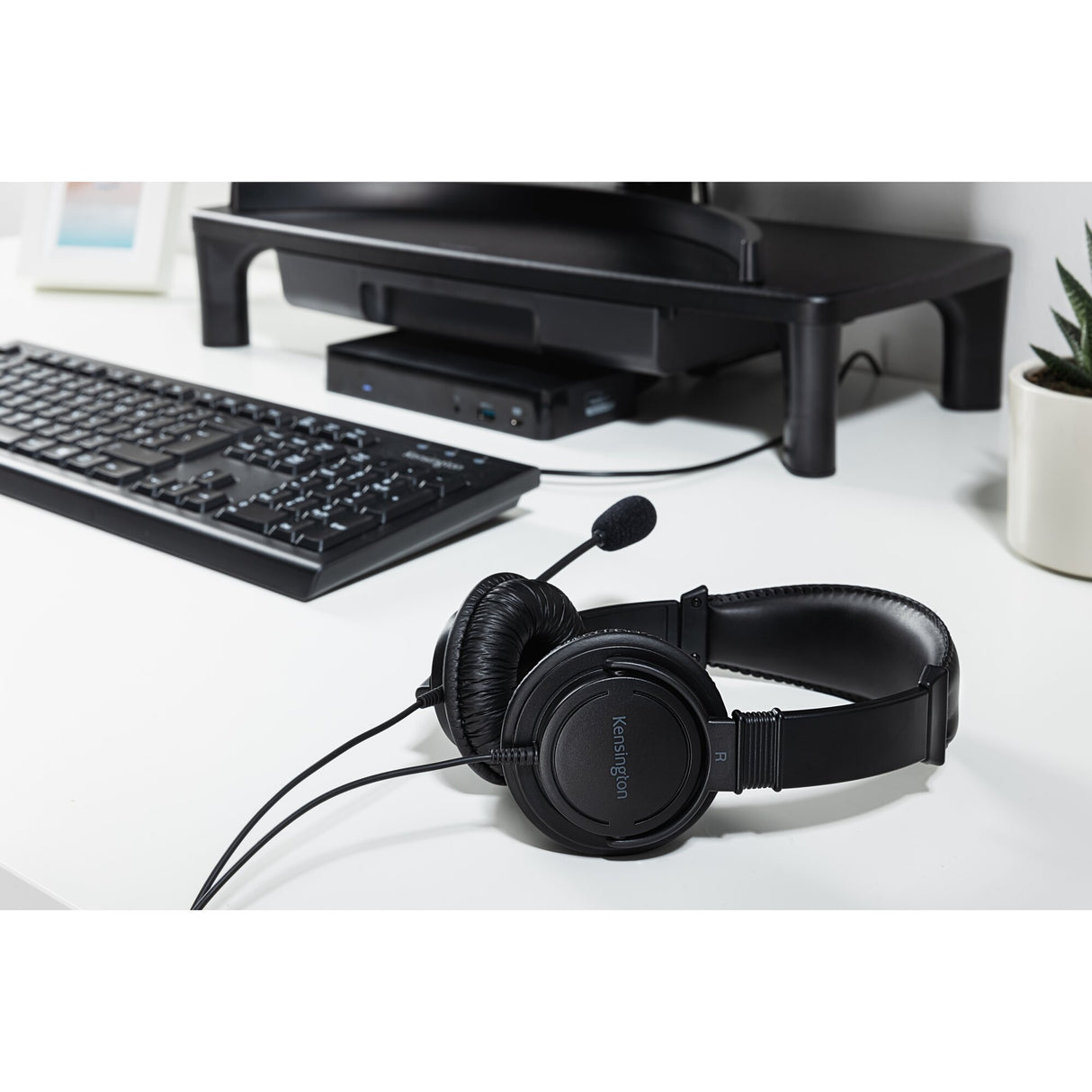 Kensington Auriculares USB-A clásicos con micrófono Auriculares 1,8 m Alámbrico Si USB tipo A
