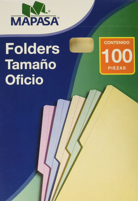 Folders Mapasa Crema Oficio - Pc0002 FullOffice.com