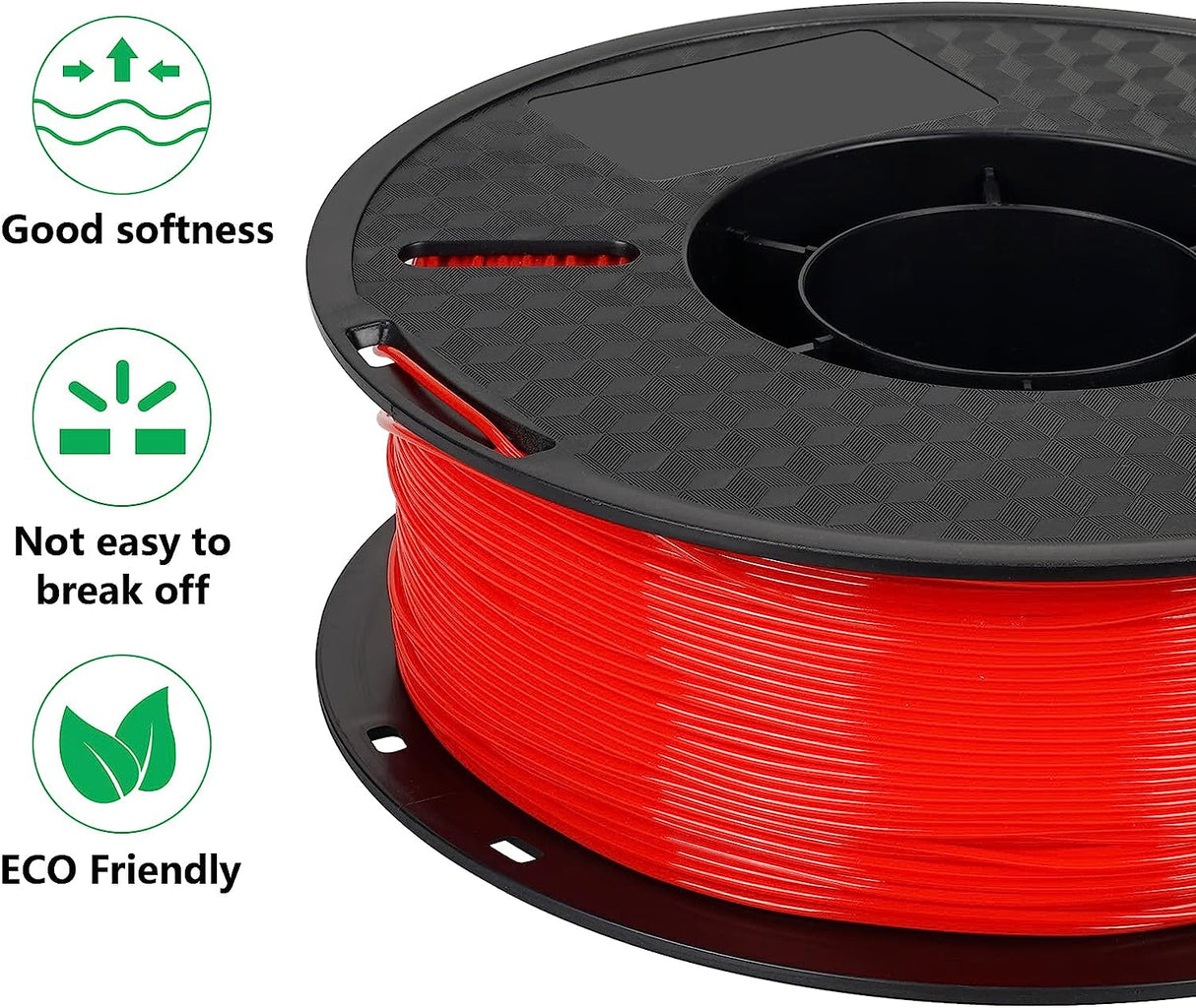 Filamento Onsun 3D Pla+ 1.75Mm 1Kg/Rollo Color Rojo FullOffice.com