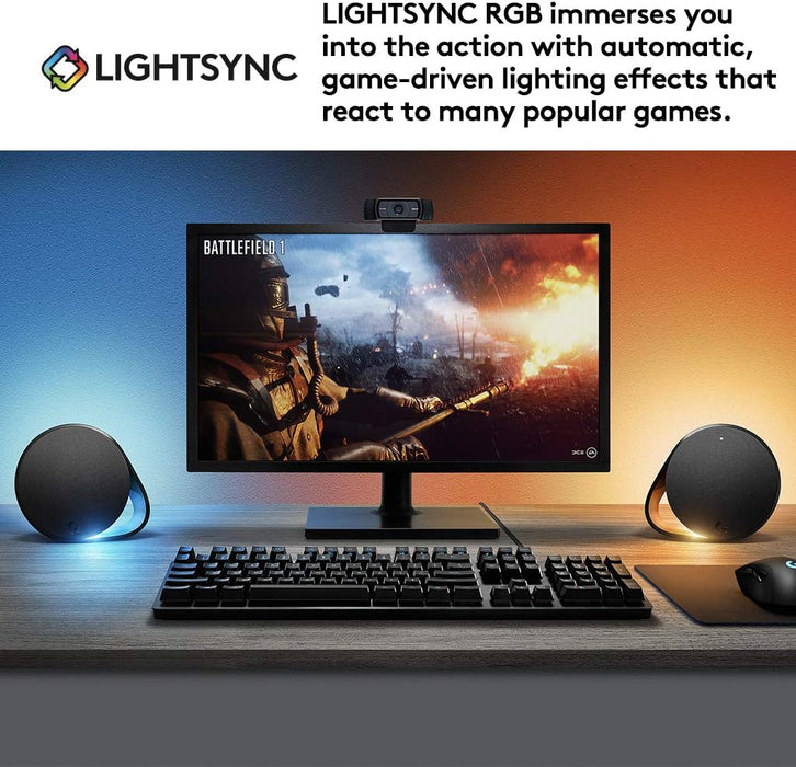 Bocinas con Subwoofer Logitech G560 Lightsync, Gaming, Iluminación RGB, USB, Negro - 980-001300