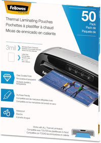 Fellowes 5744301 plastificadores Transparente Letter Térmico 0,0762 mm