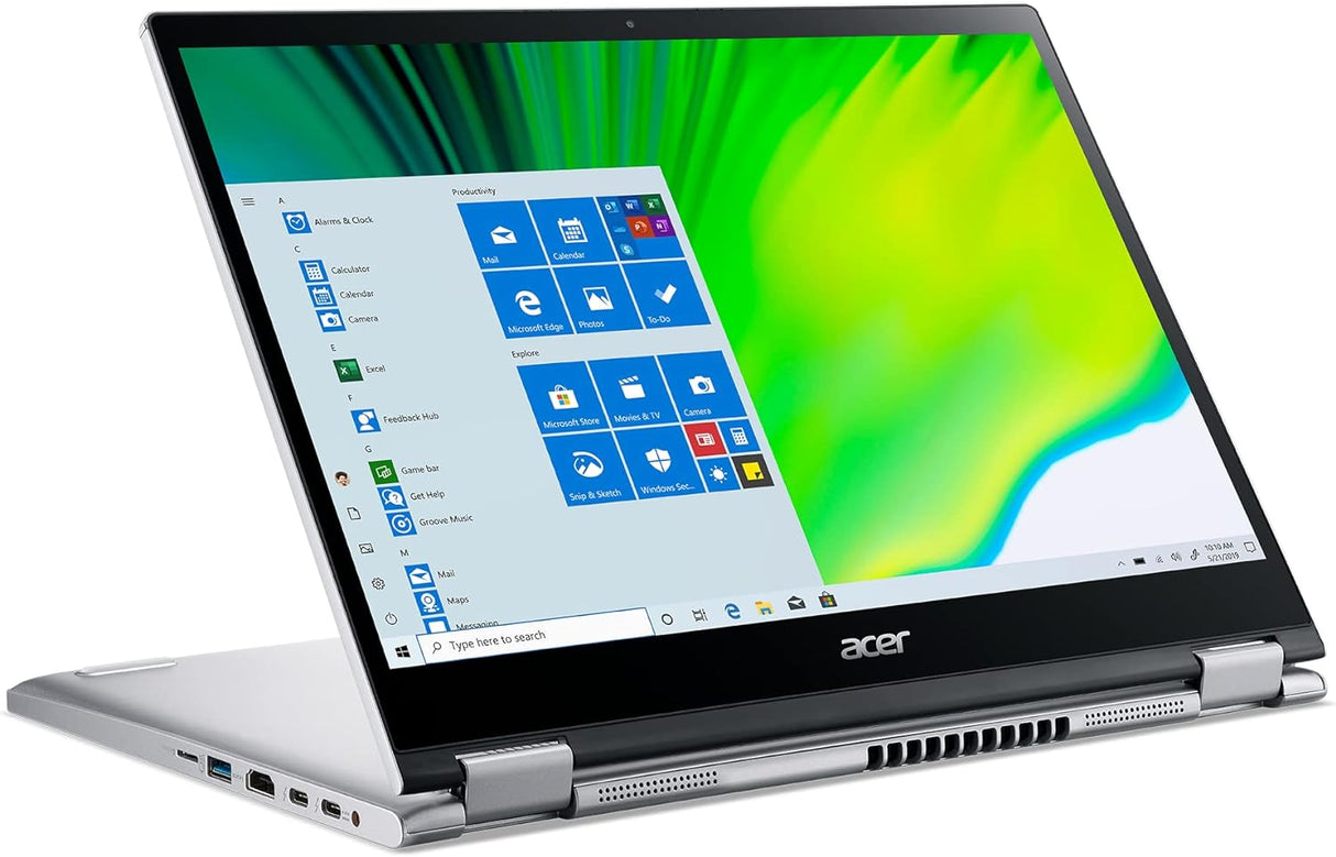 Laptop 13.3" Acer Spin 3 SP313-51N HD, Intel Core i3-1115G4 1.70GHz, 8GB, 256GB SSD, Windows 10 Home, Español, Plata - NX.A6CAL.004