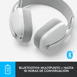 Diadema con Micrófono Logitech Zone Vibe 100, Inalámbrica, Blanco FullOffice.com 