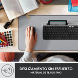Desk Pad Studio Series Logitech Base Antideslizante Gris - 956-000047 FullOffice.com