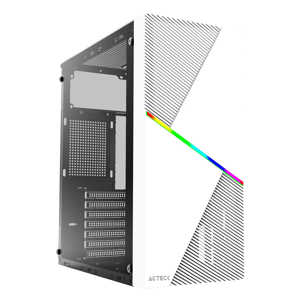 Acteck Draco GM450 Midi Tower Blanco 500 W, ATX, Micro ATX, Mini-ITX, AC-935722