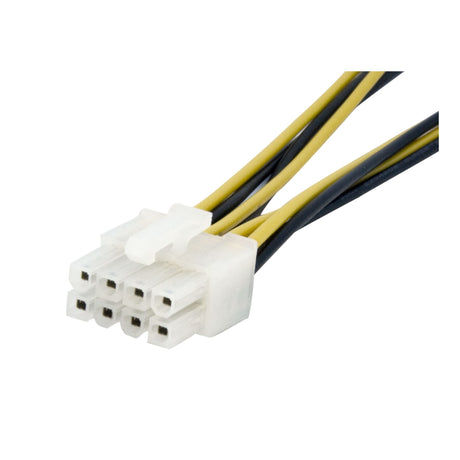 StarTech.com Adaptador de corriente EPS de 4 Pines a 8 Pines de 6 pulgadas con LP4 - H/M Cable 0,152 m 4-pin ATX12V Macho Hembra