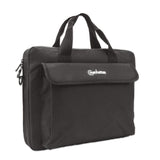 Manhattan Maletín para portátil London 14,1", tipo top loader, negro, ECONÓMICO, bolsillo para accesorios, correa de hombro desmontable, funda para portátil, garantía 3 años Laptop Monocromo 35,8 cm (14.1") Bandolera PVC, Poliéster, Polietileno