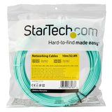 StarTech.com Cable de 10m de Fibra Óptica Multimodo LC/UPC a LC/UPC OM4 - 50/125µm - Fibra LOMMF/VCSEL - Redes de 100G - Cable LSZH - Baja Pérdida de Inserción - Low Insertion Loss Cable 10 m OM4 LC LC