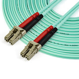 StarTech.com Cable de 10m de Fibra Óptica Multimodo LC/UPC a LC/UPC OM4 - 50/125µm - Fibra LOMMF/VCSEL - Redes de 100G - Cable LSZH - Baja Pérdida de Inserción - Low Insertion Loss Cable 10 m OM4 LC LC