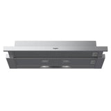 Whirlpool WHT9030S campana Semintegrada (extraíble) Gris