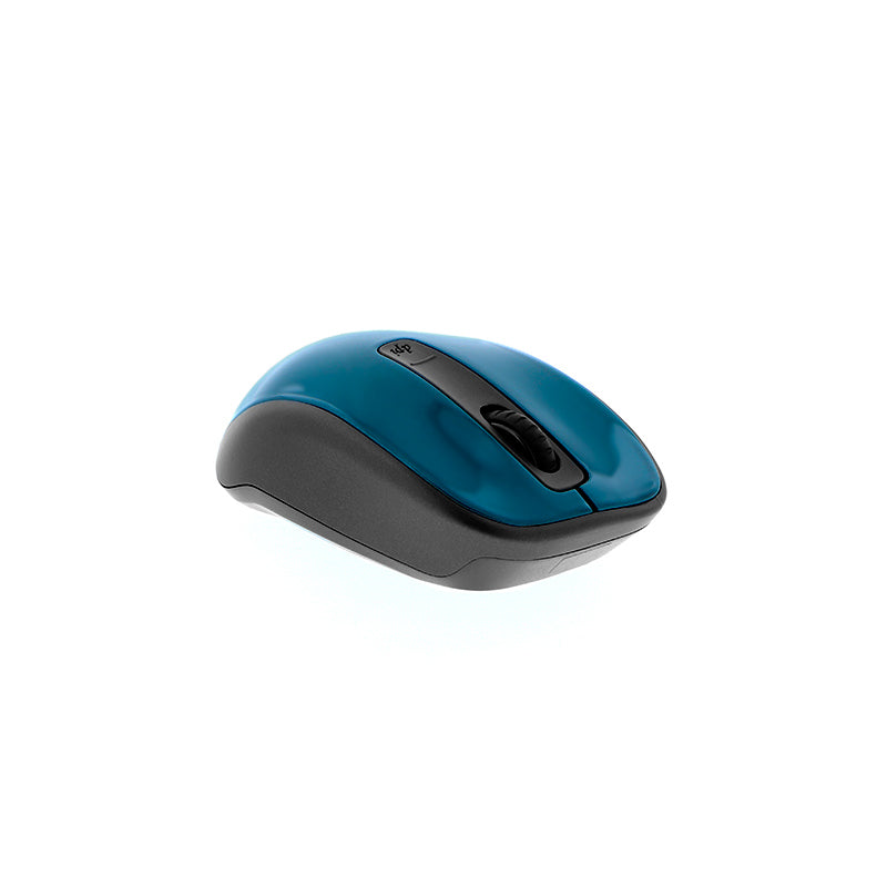 Xtech Corsica ratón Oficina Diestro RF inalámbrico Óptico 1600 DPI, 3000 fps, Verde, Metálico