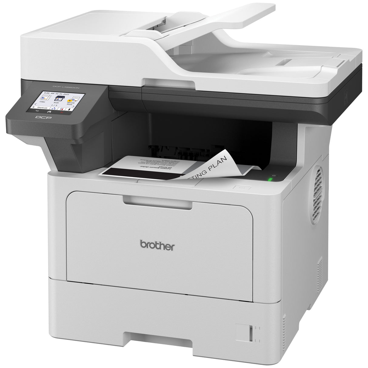 Brother DCP-L5660DN Impresora Multifunción Laser Negro, Gris