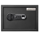 XE Seguridad CFBE-25 caja fuerte Caja fuerte portátil Negro, Cerradura con combinación, Lector de huellas dactilares, Ll