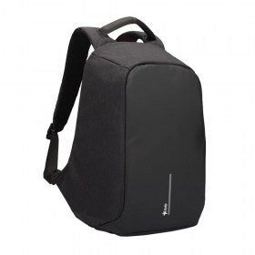 Mochila Antirobo Stylos Smart Espacio Carga USB/Compartimentos Color Negro