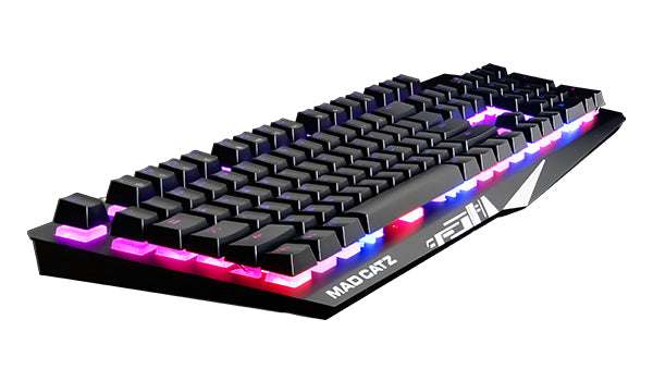 Mad Catz S.T.R.I.K.E. 2 teclado Juego USB Negro, Tamaño completo (100%), Alámbrico, LED RGB