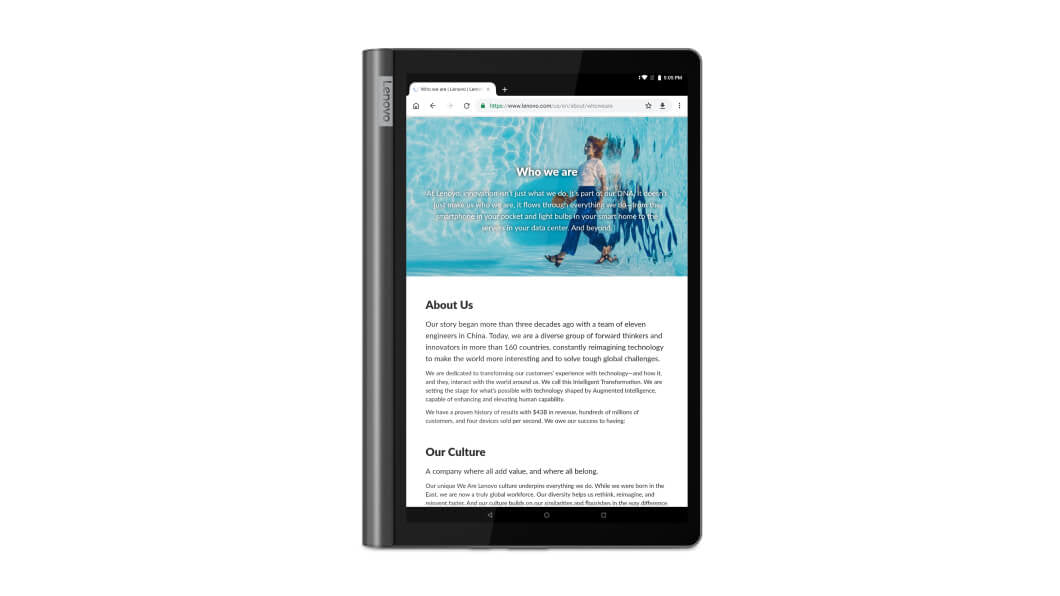 Lenovo Yoga Smart Tab tabletas 25,6 cm (10.1") 1920 x 1200 Pixeles IPS 320 cd / m²