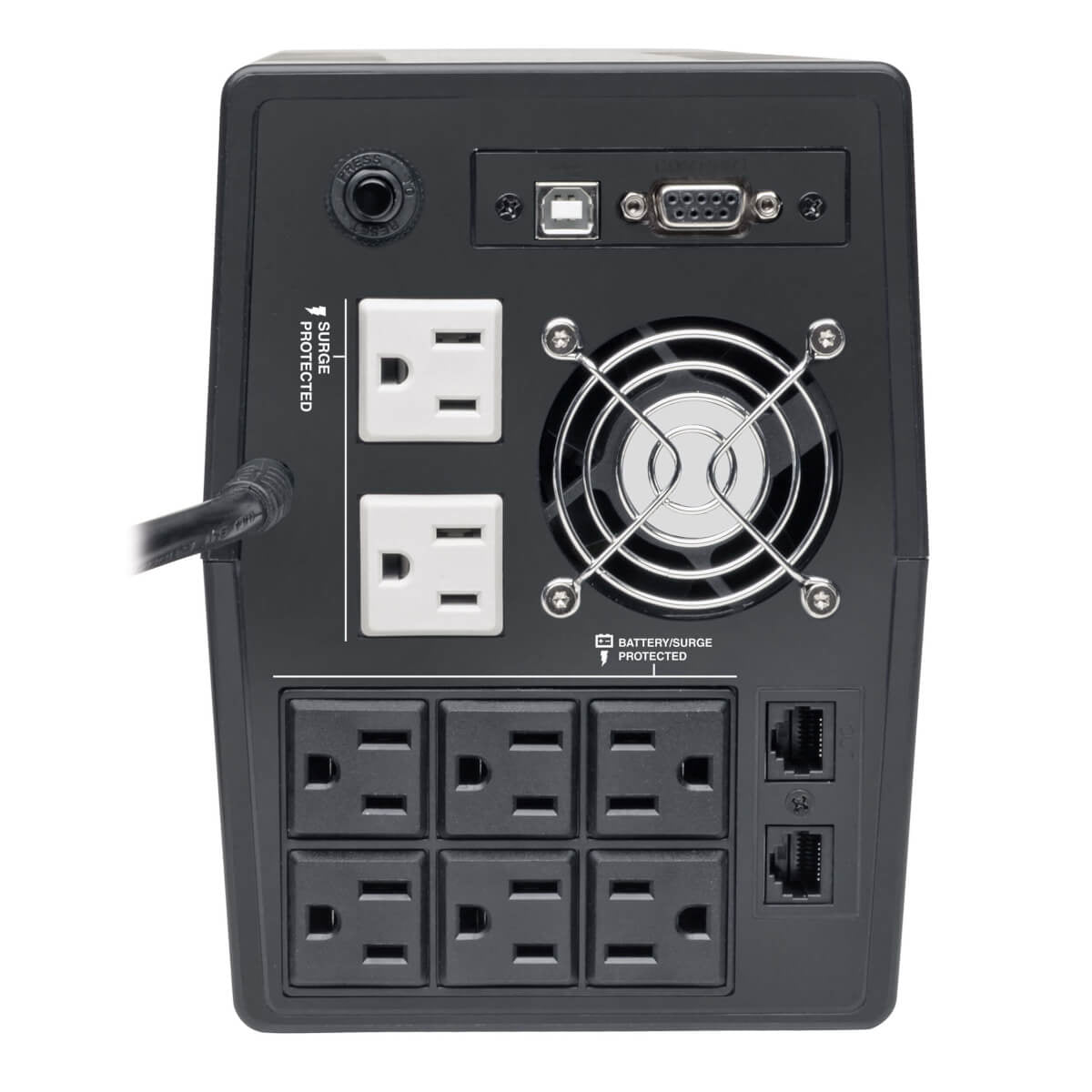 Tripp Lite SMART1050TSU UPS interactivo de 1050VA 900W – 8 tomacorrientes NEMA 5-15R, AVR, 120 V, 50Hz / 60Hz, USB, RS-2