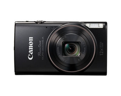 7280C001AA - Camara Canon Powershot ELPH 360HS A Color Negro con Zoom Óptico de 12x / 20MP y conexión WIFI / NFC