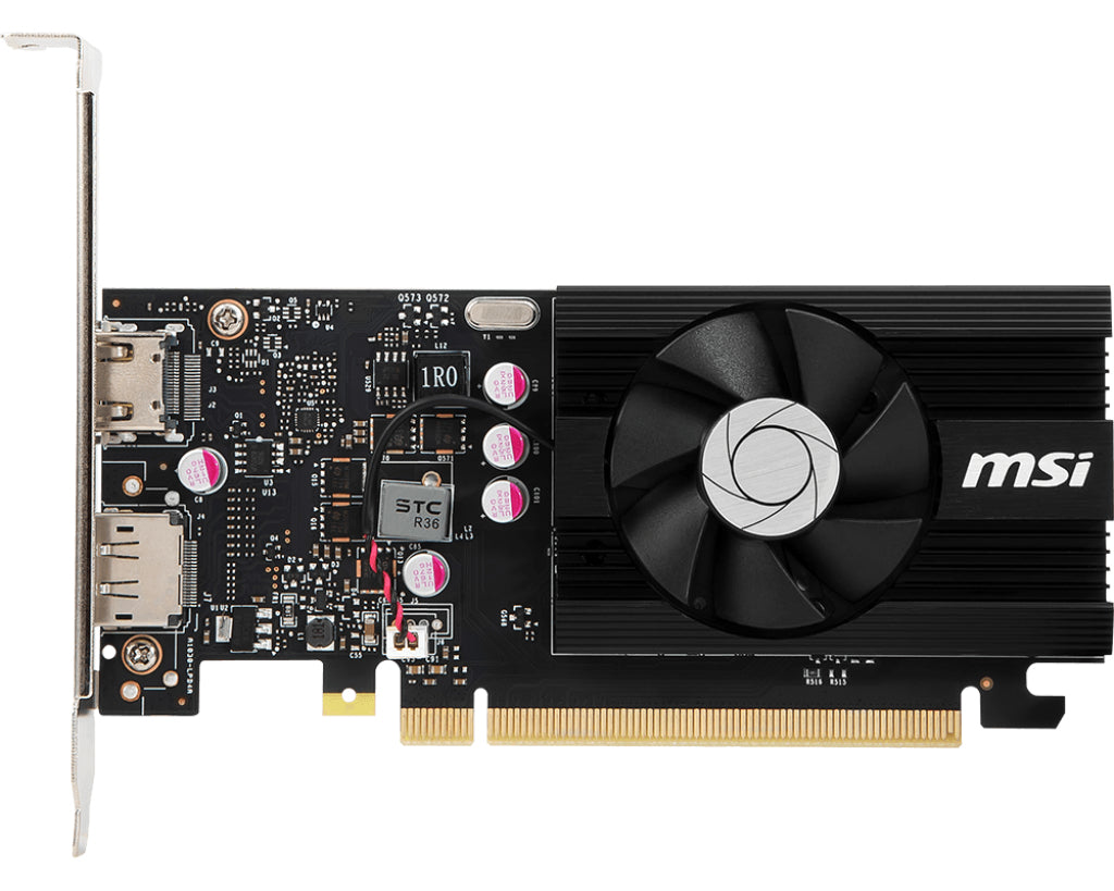 MSI GeForce GT 1030 4GD4 LP OC tarjetas gráficas Si 384 NVIDIA GeForce GT 1030
